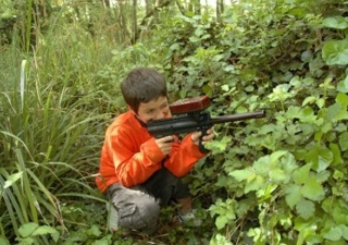 Laser tag dans la nature